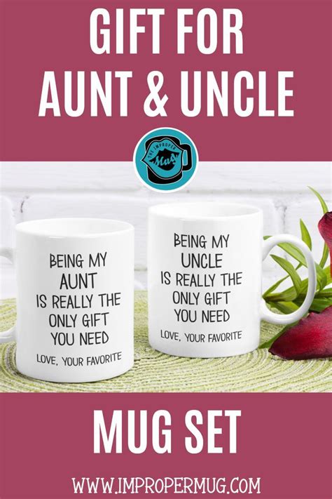 Being My Aunt And Uncle Is Really The Only T You Need Mug Set Love