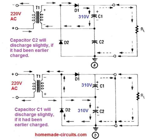 Simple Voltage Multiplier Circuits Explored Homemade Circuit Projects