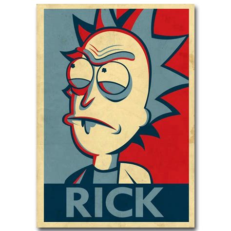 Rick And Morty Cartoon Poster 32x24