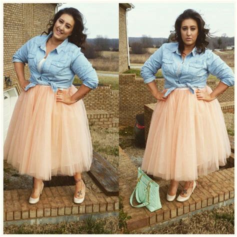 How To Wear A Tulle Skirt For Plus Size Women Marifashion