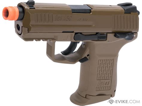 Umarex Heckler And Koch Licensed Hk45 Compact Tactical Airsoft Gbb Pistol