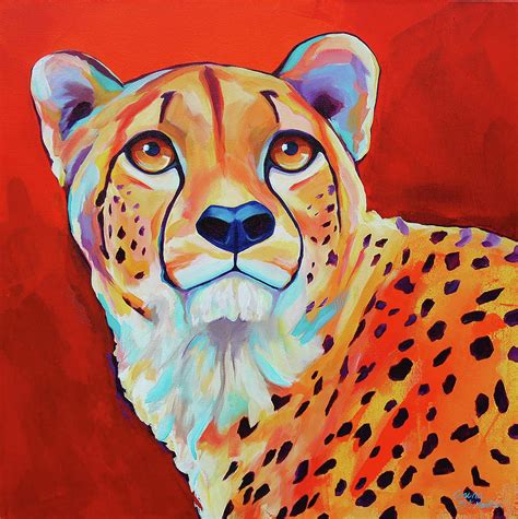 Cheetah Painting By Corina St Martin
