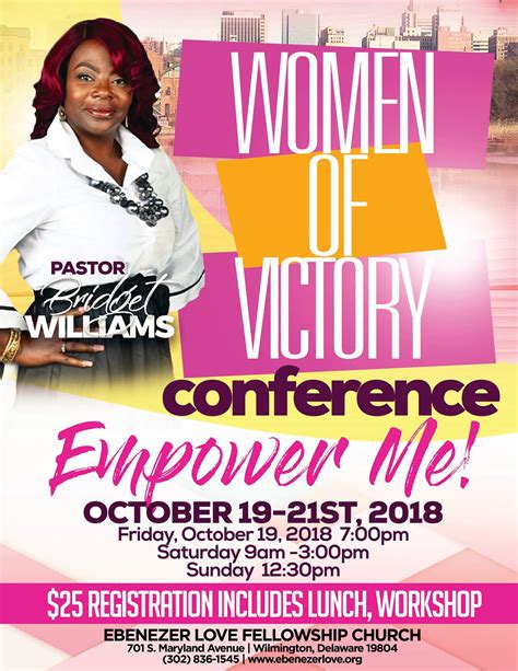 Women Of Victory Conference Ebenezer Love Fellowship Church