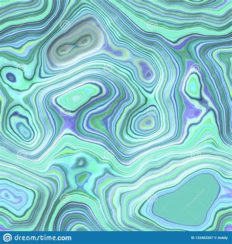 Marble Agate Stony Seamless Pattern Background Mint Green Blue