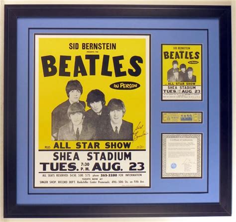 Promotional Set Of The Beatles Second Shea Stadium Concert August 23