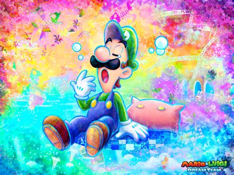 Mario And Luigi Dream Team Custom Wallpaper By Lulikat15 On Deviantart