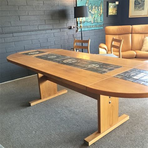 Shop our tile dining tables selection from the world's finest dealers on 1stdibs. Vintage Gangso Mobler Dining Table With Tile Inlay | Chairish
