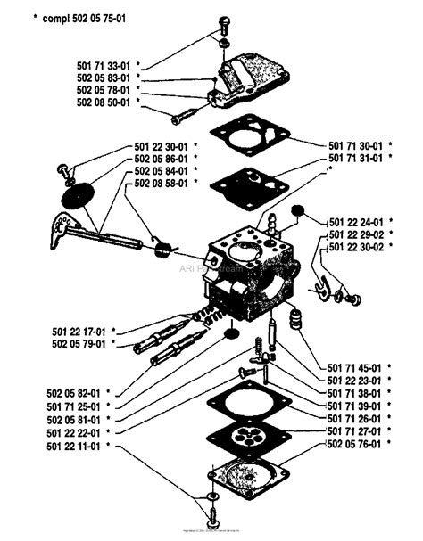 Carburetor Parts Diagram Heat Exchanger Spare Parts