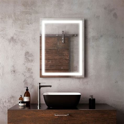 The makeup mirror is 22*22cm, the thickness is 3mm, and 4 frameless real glass mirrors are a set. Kalia MR1676-500-001 Effect Bathroom Mirror - 24 X 32