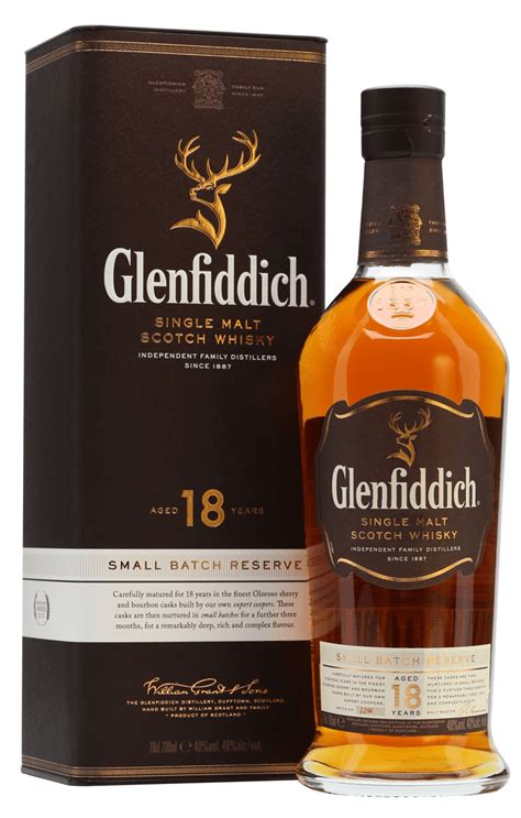 glenfiddich 18 year old small batch reserve single malt scotch whisky 750ml bremers wine