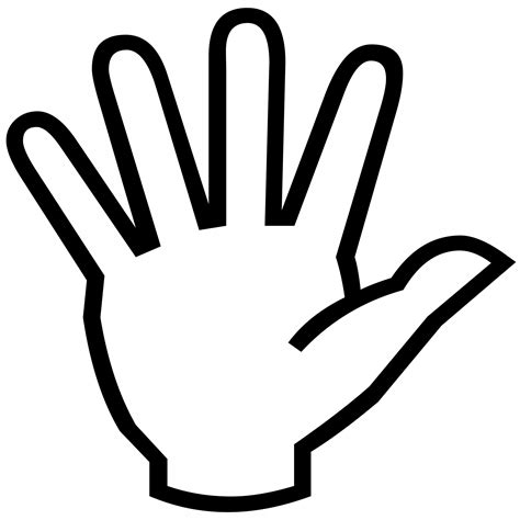 Hand Symbol Silhouette Kostenloses Stock Bild Public Domain Pictures