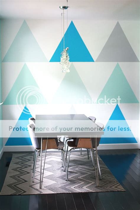 How To Paint A Triangle Statement Wall