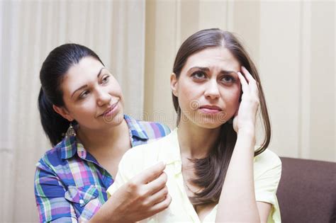 Conflict Between Sisters Stock Image Image Of Friend 65102341