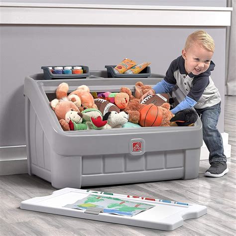 Step2 2 In 1 Toy Box And Art Lid Plastic Toy And Art Storage Container