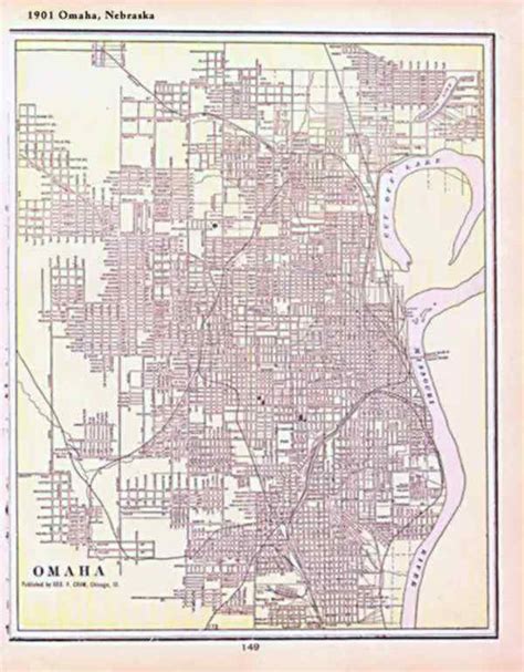 1901 Map Of Omaha Nebraska