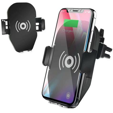 Motorized Wireless Car Charger Mount Qi Certified Air Vent Wireless