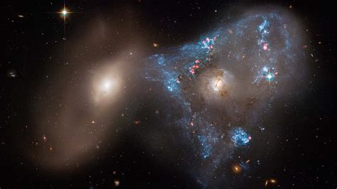 Hubble Captures Stunning Image Of Galaxy Collision