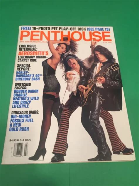 Penthouse July Vintage Nude Magazine Centerfold Pinup Pin Up