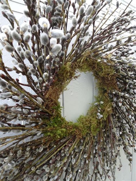 Diy Pussy Willow Wreath