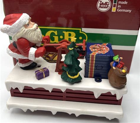 Lgb 21010 Dc Christmas Santa Hand Car In Box Ebay