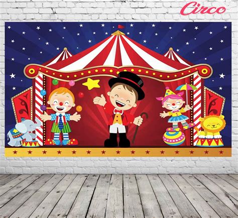 Painel De Festa Circo Elo Produtos Especiais