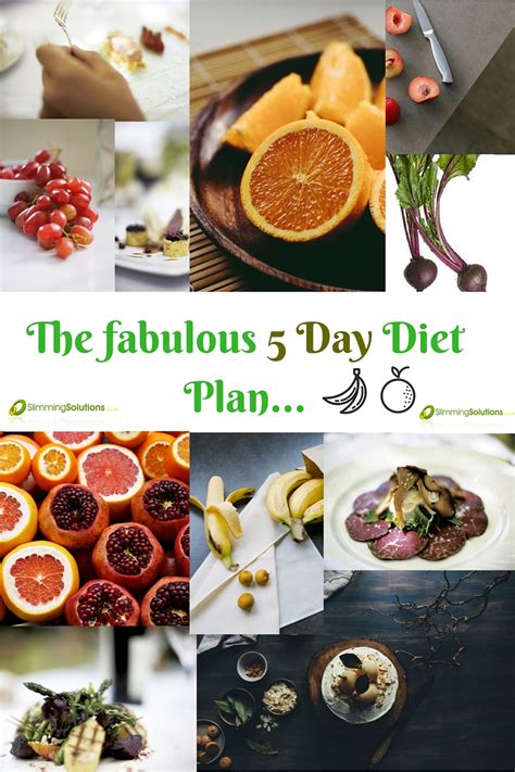 The Fabulous 5 Day Diet Plan Slimming Solutions
