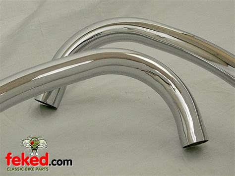 Exhausts Bsa Exhaust Pipes 500cc Bsa A7shooting Star 500cc Exhaust Pipe 1950 54