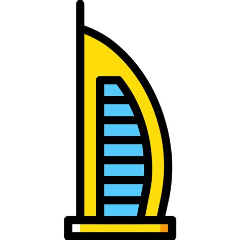 Burj Al Arab Dubai Vector Svg Icon Svg Repo