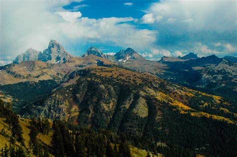 The Grand Tetons From The Idaho Side Travel Past 50