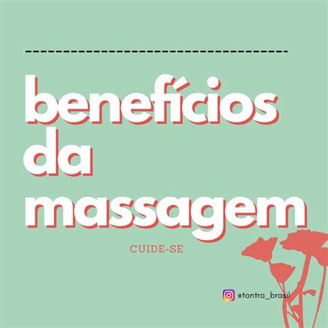 Benefícios Da Massagem