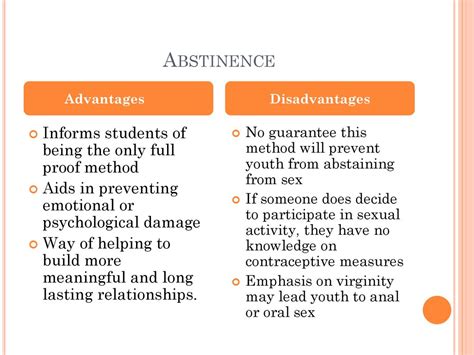 sex education comprehensive vs abstinence ppt download