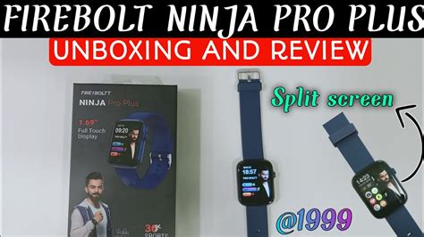 Firebolt Ninja Pro Plus Unboxing And Review BEST SMARTWATCH UNDER 2000