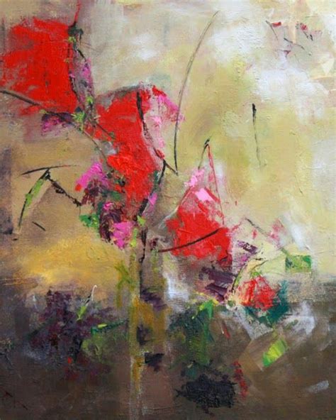 Daily Painters Abstract Gallery Floral Abstract Painting With A Flair