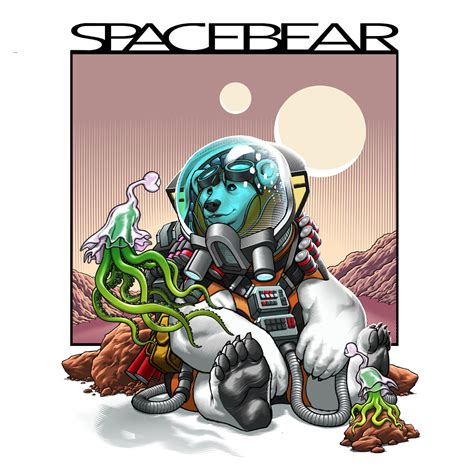 Artstation Space Bear On Mars