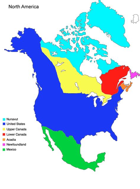 Below is a list of all the north american countries, in order of geographical area. North America (Altcanada) | Alternative History | FANDOM ...