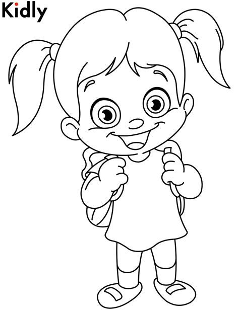 Printable Cartoon Coloring Pages For Girls Coloring Pages