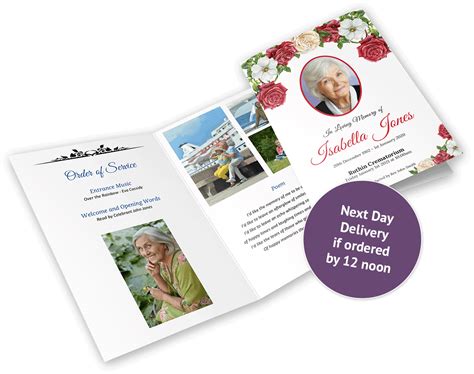 Free Funeral Order Of Service Templates Devine Funeral Stationery