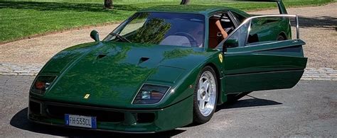 Maybe you would like to learn more about one of these? Ferrari F40 With Verde Abetone Paint Is Not a British Race Car - autoevolution