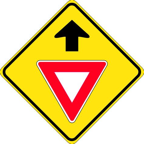 Give Way Ahead Road Signs Uss