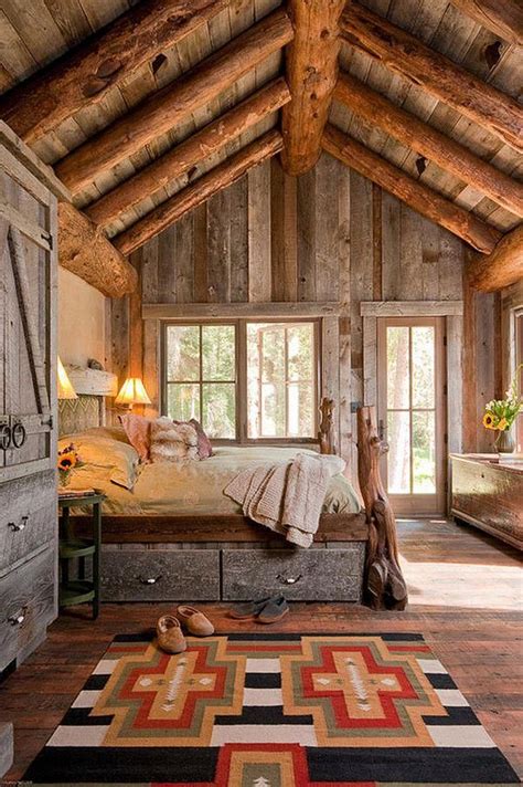 Attic Rustic Bedroom With Beautiful Bed Linens House And Room Design
