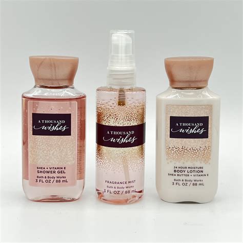 Bath And Body Works A Thousand Wishes Travel Size Shower Gel Fragrance