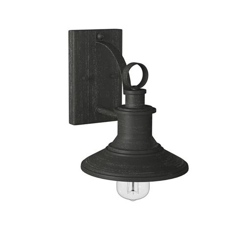Designers Fountain Aurora 1 Light 105 In Weathered Pewter Outdoor Wall