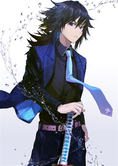 a man in a suit and tie standing under water with his hands on his hips