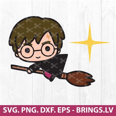 Harry Potter SVG, DXF, PNG, EPS, Cut Files - Harry Potter Clipart