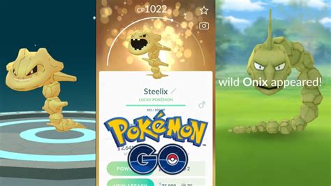 Worlds First 96shiny Lucky Onix Evolution To Shiny Lucky Steelix In