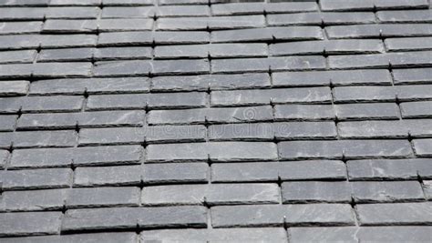 Traditional Slate Roof In Brittany Stock Image Image Of Closeup