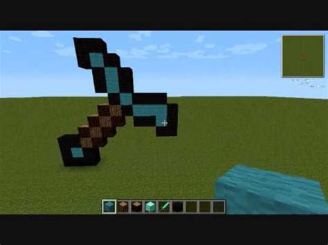 43 minecraft diamond block wallpaper on wallpapersafari. Pixel Art-Minecraft Epée en diamant / Diamond Sword ...