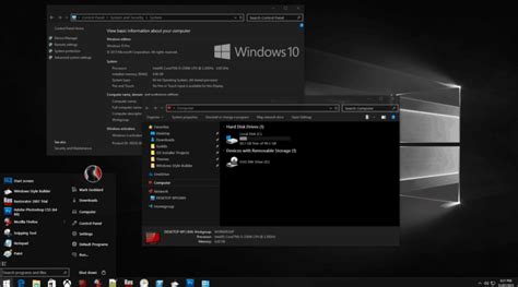 Системные темы для Windows 10