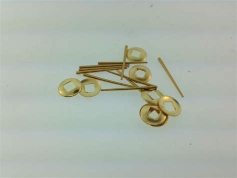 Clock Repair Tapered Pin And Washer 316 Hole Set Of 10 Ebay
