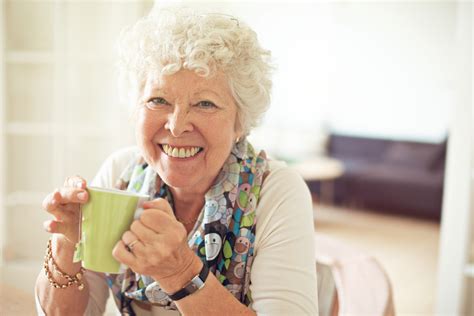 Closeup Of A Charming Old Lady Drinking Her Tea Royalty Free Stock Image Storyblocks